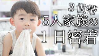 【３世帯同居】平日に密着してみたらてちゃんのおしゃべりが覚醒！