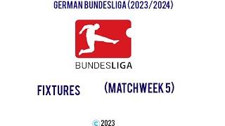 GERMAN BUNDESLIGA FIXTURES #bayernmunich #bundesliga #dortmund