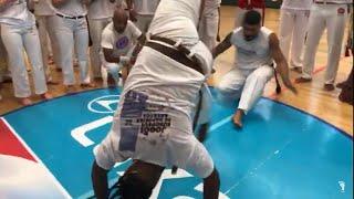 Roda do Curso - Mestre Sabiá - JOGOS EUROPEUS DE CAPOEIRA ABERTOS - LUXEMBURGO - Pé Dentro