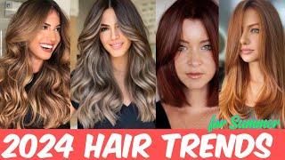 Hair Colour Trends for 2024 | haircut | hairstyles| Bright and Bold !! #stylesforall #2024hairtrends