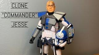 Clone “Commander” Jesse-Black Series Figure Review(my first arc trooper in my collection)