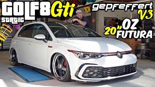 STATIC Golf 8 GTI mit GEPFEFFERT V3 & 20" OZ FUTURA