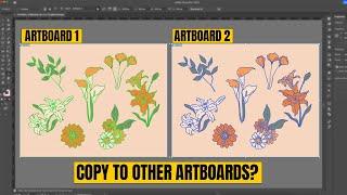 How to Paste in Place Between Artboards in Illustrator