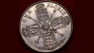 GB 1923 ONE FLORIN Coin VALUE + REVIEW - George V