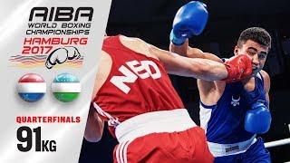 Quarterfinals (91kg) KORVING Roy (Netherlands) vs TURSUNOV Sanjar (Uzbekistan)