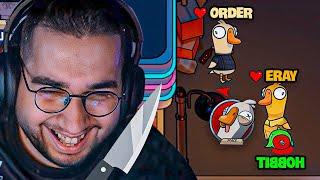 ÜST ÜSTE KATİL OLDUM !  | EKİP İLE EĞLENCELİ GOOSE GOOSE DUCK