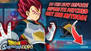 *WORKING OCTOBER* BEST ZENI METHOD TO UNLOCK EVERYTHING IN SPARKING ZERO