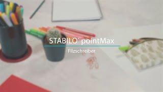 STABILO pointMax - Filzschreiber