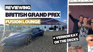 Reviewing British Grand Prix hospitality inside Fusion Lounge ️