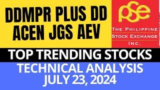 [STOCK MARKET] DDMPR | PLUS | DD | ACEN | JGS | AEV : PSE TECHNICAL ANALYSIS