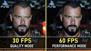 The Callisto Protocol | PS5 | Quality (30 FPS) vs Performance (60 FPS) | Graphics Comparison