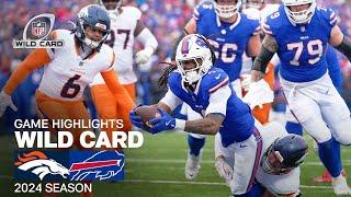 Denver Broncos vs. Buffalo Bills | 2024 Wild Card Game Highlights