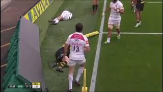 Dominic Ryan controversial ‘KO’ and left on field vs Northampton Saints