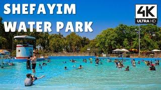 The most Popular  Water Park in Israel - SHEFAYIM | 4K UHD Relaxing Virtual Walk