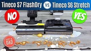 Tineco Floor ONE S7 vs Tineco Floor ONE S6 Stretch Flashdry Self-Cleaning Wet Dry Vacuum COMPARISON