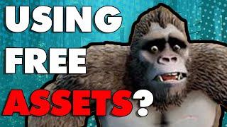 Skull Island: Rise of Kong - The scam game used free assets...