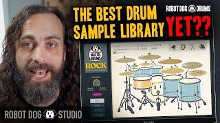 The Best Drum Sample Library Yet?? Robot Dog Drums - Rock FULL TOUR