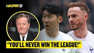 Piers Morgan's Rallying Cry To Spurs To Beat Man City & Help Arsenal Win The Premier League! 