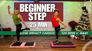 25-Min Beginner Step Class | Low Impact Cardio Fun