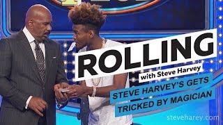 Steve Harvey Gets Tricked By Magician