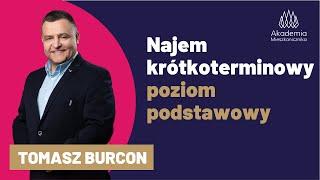 NAJEM KRÓTKOTERMINOWY. Szkolenie poziom podstawowy w Akademii Mieszkanicznika