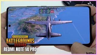 Xiaomi Redmi Note 14 Pro PUBG Mobile Gaming test | Helio G100-Ultra, 120Hz Display