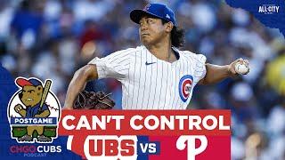 Shota Imanaga and Cubs bullpen can't control Philadelphia Phillies | CHGO Cubs POSTGAME Podcast