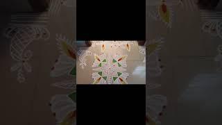 Diwali Padikolam  | Aipasi Poojaroom decorations | Nilavasal Alangaram |#shorts  #shortsfeed #kolam