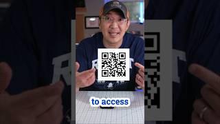 How to read in-video QR codes from youtube on an iPhone