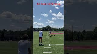 Punt Training Session with Coach Lenson 6/20/2023