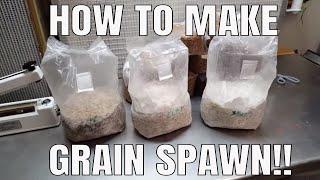 How to Make Mushroom Grain Spawn Soak no Simmer Preparation and Inoculation