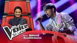 Sakuna Kavinda -Saragaye (සරාගයේ) | Blind Auditions | The Voice Sri Lanka