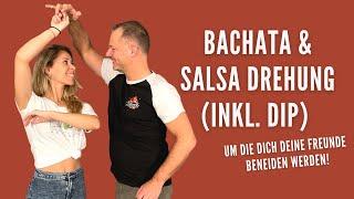 Profi Bachata & Salsa Drehung (inkl. Dip), um die dich deine Freunde beneiden werden