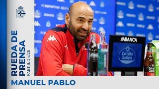 Rueda de Prensa de Manuel Pablo previa al Deportivo Fabril - Rayo Cantabria