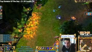 (Short) LoL Stream Highlight | Shyvana Major Outplay | Gross Gore | League of Legends