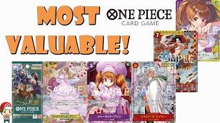 Top 10 Most Valuable Cards One Piece Cards in OP-08 (Two Legends)! (One Piece TCG News)