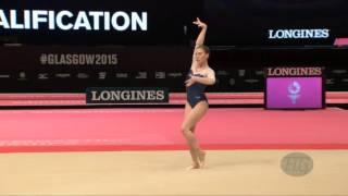 AFANASEVA Kseniia (RUS) - 2015 Artistic Worlds - Qualifications Floor Exercise