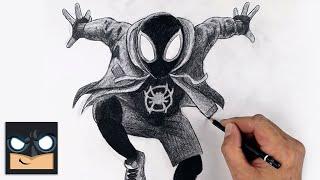 How To Draw Miles Morales | YouTube Studio Sketch Tutorial