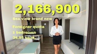 Sold Treetops Condo - 1 bedroom Sea View for sale (foreigner quota) - Pattaya