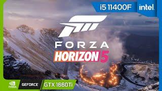 FORZA HORIZON 5 | i5 11400f | GTX 1660ti | 16GB RAM | FullHD