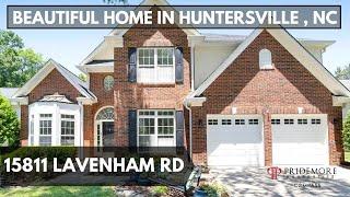 Must See -  Luxury Home In Huntersville , NC | Northstone Real Estate House Tour  | North Carolina