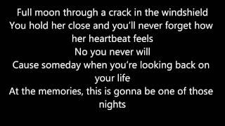 Tim McGraw - One of those nights *lyrics*