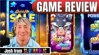 New Slot Review! - HUFF N MORE PUFF SWEETS! #slots #slotmachines #casino