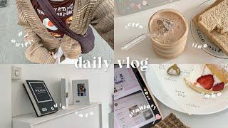 daily vlog: productive time! , making breakfast , cute cafe , cofe , go to ikea , cozy night