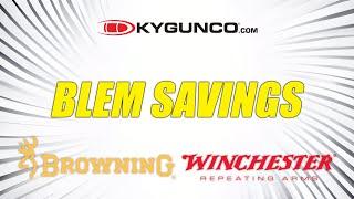  Exclusive Blem Savings on Browning & Winchester at KYGUNCO – Up to 40% Off 