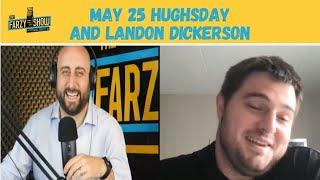 Eagles Rookie Landon Dickerson joins The Farzy Show with Marc Farzetta on HUGHSDAY with Hugh Douglas