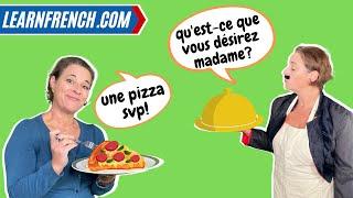 Improve your everyday French listening skills with REAL French Conversations  | Au restaurant ‍