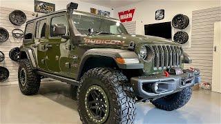 2021 Sarge Green JL Rubicon Buzz Stage 3 Expedition Pack custom build now in stock.