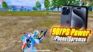 Constant 90 FPS BGMI  iPhone 15 Pro Max PUBG Gameplay | iPhone 15 Pro Max PUBG TEST 120 FPS