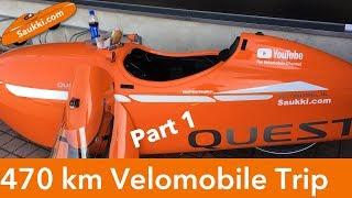 3 Day Velomobile Trip - Day 1 - I ALMOST DIED 